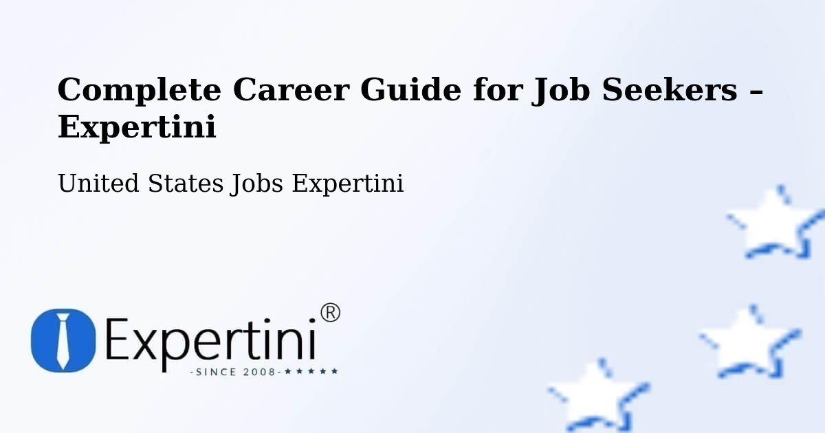 Career Guide for Job Seekers – Erwin - Erwin, United States Jobs Expertini