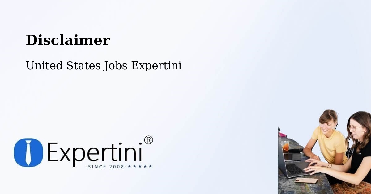 Disclaimer – Erwin - United States Jobs Expertini