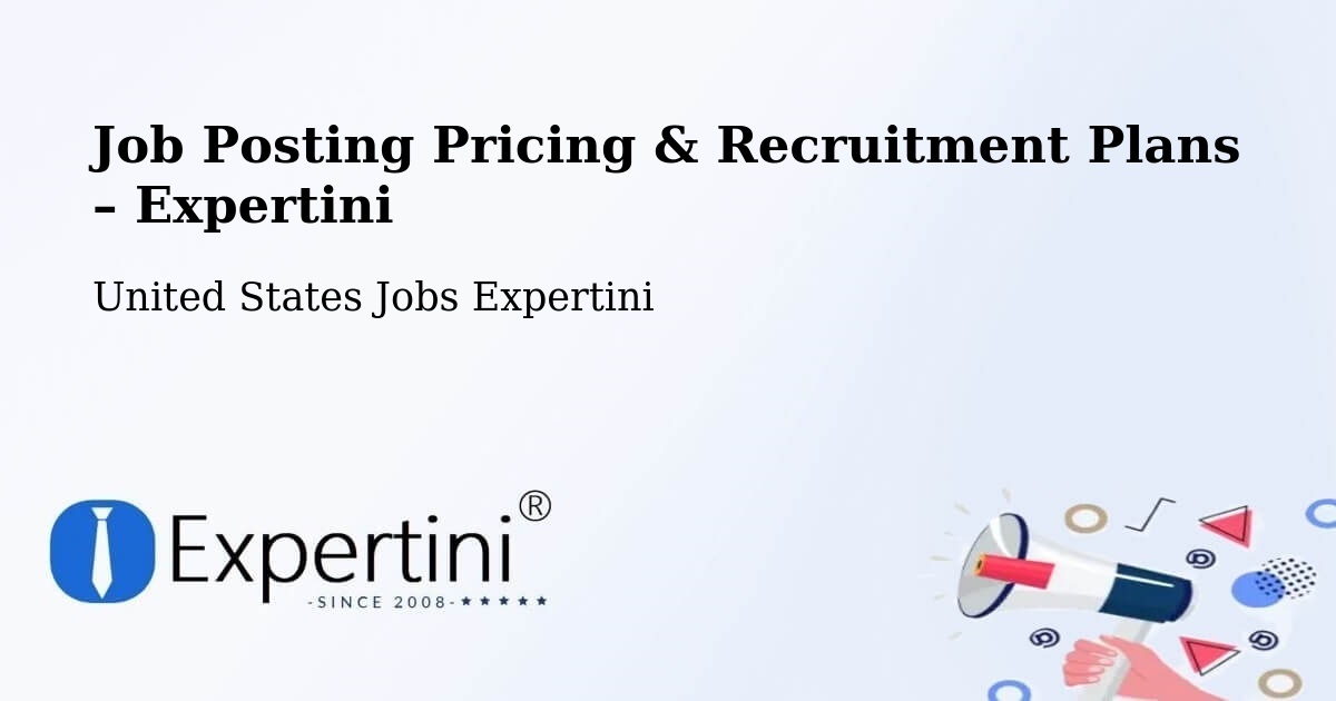 Job Posting Pricing & Recruitment Plans – Erwin - Erwin, United States Jobs Expertini